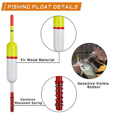 OriGlam Fishing Float Fishing Floats Bobbers, Trout Float Wood Slip