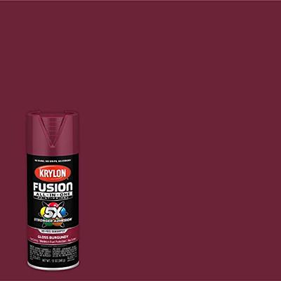 Krylon K02732007 Fusion All-In-One Spray Paint for Indoor/Outdoor Use,  Matte Black, 12 Ounces 