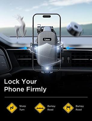 LISEN Car Phone Holder Mount, Dashboard Phone Holder for Car