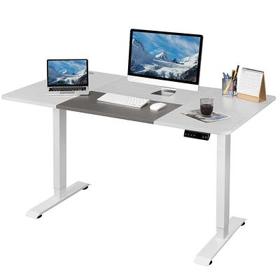 FlexiSpot E7 Electric 55 W Height Adjustable Standing Desk Dark  BambooSilver - Office Depot