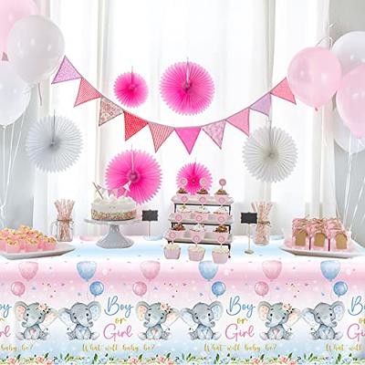 3 Pieces Gender Reveal Tablecloths,Boy or Girl Gender Reveal Tablecloth Blue  Pink Elephant Party Decoration,Disposable Baby Shower Table Cover for Baby  Birthday Party,Elephant Themed Decoration - Yahoo Shopping