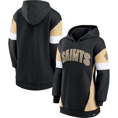 Men's Fanatics Branded Black New Orleans Saints Hometown Fitted Pullover  Hoodie