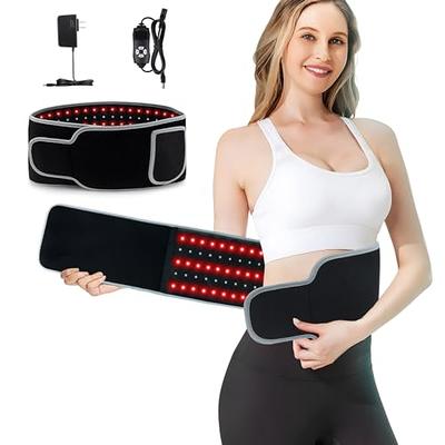 Waist Vibrating Massage Belt 660nm 850nm LED Red Light Therapy