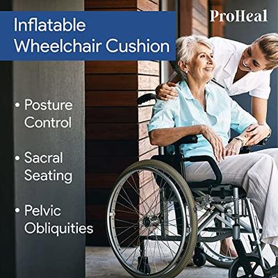 2 Pack Inflatable Seat Cushions for Pressure Relief - Ideal Waffle Cushion  for Prolonged Sitting - Wheelchair Cushion for Pressure Sore - Ideal Seat