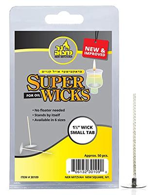 Ner Mitzvah Metal Wick Holders, Large