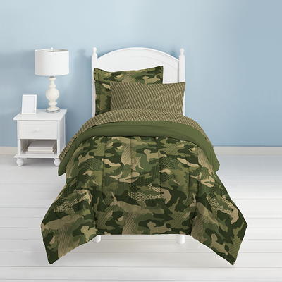 StyleWell Lane Medallion Full/Queen Bed in a Bag Comforter Set