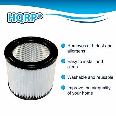  HQRP 2-Pack Washable Filter Compatible with Black