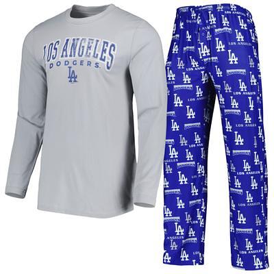 Women's Concepts Sport Gray/Royal Los Angeles Dodgers Meter Muscle Tank Top  & Pants Sleep Set