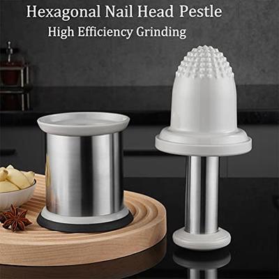 Stainless Steel Mortar and Pestle Set, Heavy Polished Manual Grinder,  Enhanced Performance Spice Grinder, High Efficiency Pill Crusher, Herb  Bowl, Pesto Powder - Yahoo Shopping