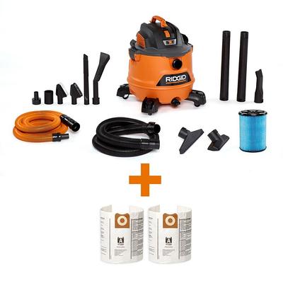 RIDGID HD1800B 16 Gal. 6.5-Peak HP NXT Wet/Dry Shop Vacuum, Fine Dust  Filter, Locking Hose, Accessories and Premium Car Cleaning Kit