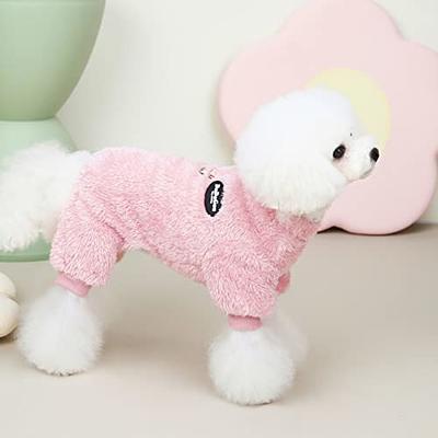 Dog Clothes for Small Dog Girl Pink Floral Dog Pajamas Onesies for Extra  Small Dog - Teacup Dog Chihuahua Yorkie Clothes, Cute Small Dog Costume  Puppy