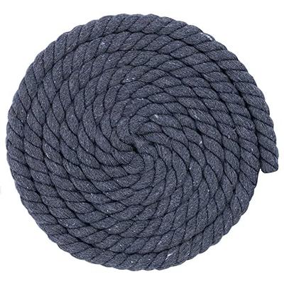 3/8 inch Twisted Cotton Rope - Navy