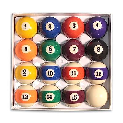 : East Eagle Pool Balls Mini Pool Balls Set,1-1/2 Inch Billiard  Balls Set Not Regulation Size, Complete 16 Ball Set : Sports & Outdoors