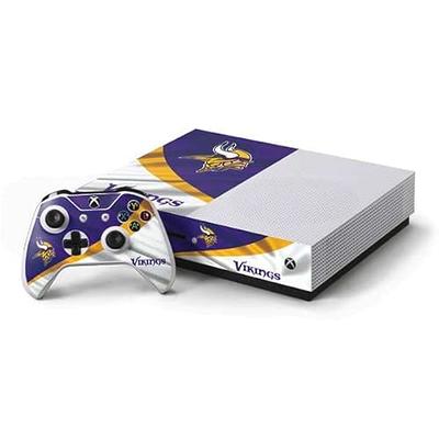 : Skinit Decal Gaming Skin Compatible with Xbox One S Controller  - Officially Licensed NFL Minnesota Vikings Design : Video Games