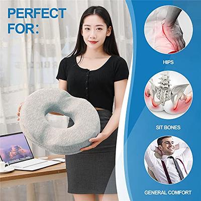 Donut Pillow Tailbone Hemorrhoid Cushion: Donut Seat Cushion Pain Relief  for Hemorrhoids, Sores, Prostate, Coccyx, Sciatica, Pregnancy, Post Natal