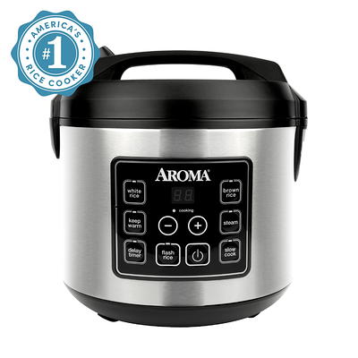 Aroma 8 Cups Programmable Residential Rice Cooker in the Rice