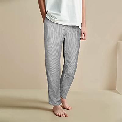 Natural Feelings Men's Woven Sleep Pajama Pant Men Flannel Pajama Pants  Cotton Sleep Pant Lounge Sleepwear Pants with Pockets - Yahoo Shopping