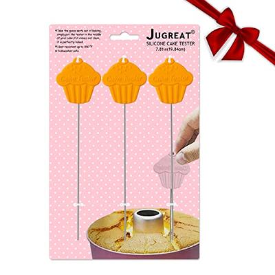 JUGREAT Christmas Gifts Cake Tester Needle,3 Pcs Stainless Steel Reusable  Metal Cake Tester for Christmas Baking Gifts,Kitchen Home Bakery Bread  Tester,Orange - Yahoo Shopping