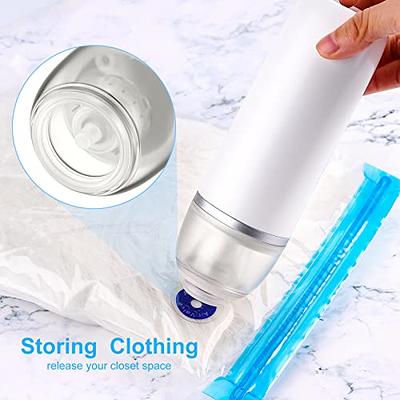 Handheld Vacuum Sealer, BlumWay Portable Cordless Food Vacuum Automatic Vacuum  Air Sealing Machine Mini Vacuum Sealer for Sous Vide Bags Fresh & Save with  5 Reusable Zipper Vacuum Bags - Yahoo Shopping