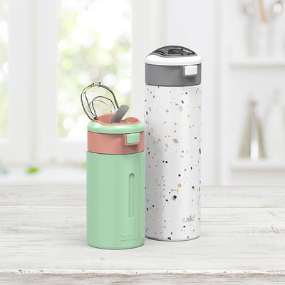 Zak Designs 13.5 Ounce Stainless Steel Insulated Water Bottle