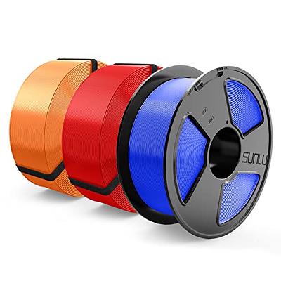 SUNLU PLA+ Filament MasterSpool, PLA Plus 3D Printer Filament with Reusable  Spool, 3KG 3D Printing PLA+ Filament 1.75mm, Neatly Wound, Dimension  Accuracy +/- 0.02mm, Black+White+Grey - Yahoo Shopping