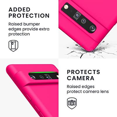  Humixx Shockproof Designed for Google Pixel 7 Pro Case  [Military Grade Drop Tested] [Ultimate Silky Touch] Translucent Hard Back  Protective Slim Thin Matte Black Phone Cases for Pixel 7 Pro 5G