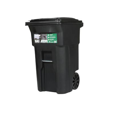 Plasticplace 64 Gallon Trash Can Liners for Toter 1.2 Mil Black