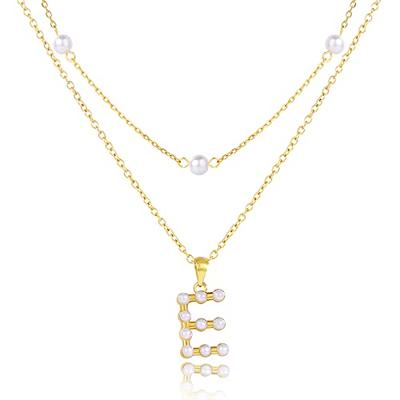 Klenai Dainty Gold Necklace for Women Girls, 14K Gold Plated