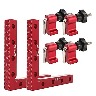 90 Degree 4.7 x 4.7 Positioning Squares (Pack of 2 Pieces), Aluminium  Alloy Corner Clamping Square, Right Angle Clamps Woodworking Carpenter Tool  - Yahoo Shopping