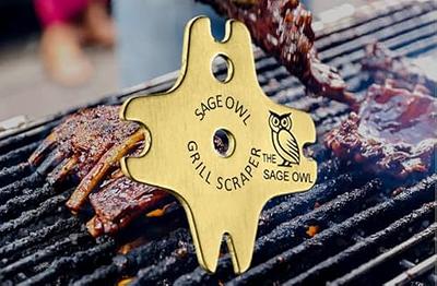 BBQ Grill Scraper Stocking Stuffers - Grate Grilling and Bottle Opener