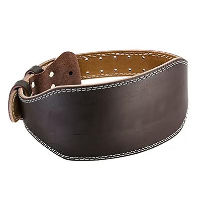 JAFFICK Genuine Leather Weight Lifting Belt for Men Gym Workout