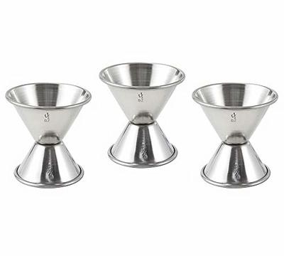 Liquor Jigger Double Side Measuring Cups Stainless Steel Cocktail Measuring  Cup