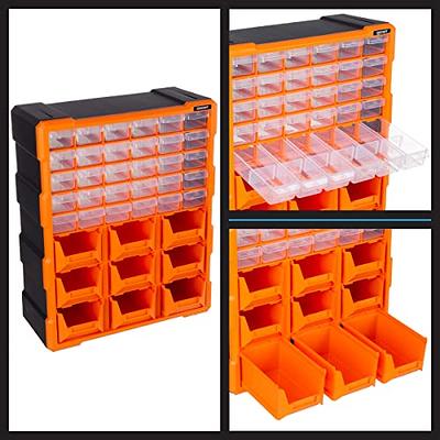 Plastic Storage Drawers - 39-Drawer Screw Organizer - Craft Cabinet for  Storing Hardware, Beads, or Toys - Garage Organization by Stalwart (Black)  - Yahoo Shopping