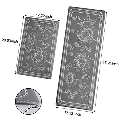  ROTTOGOON Kitchen Floor Mat Set of 2, Cushioned Anti