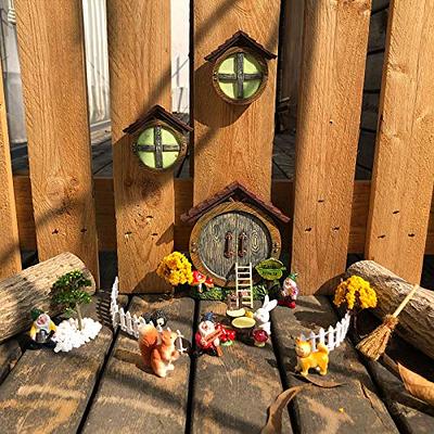 Hobbit Fairy Door suncatcher, reusable window decor – lilfoxdesigns