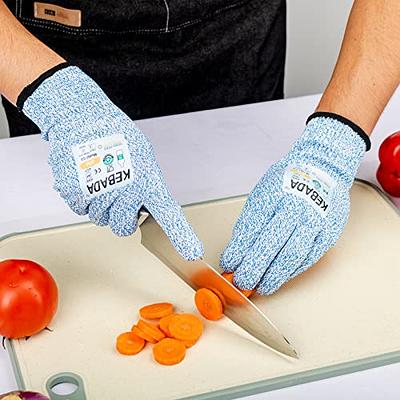 Kebada Cut Resistant Gloves, 100% Food Grade Cutting Gloves, ANSI A4  Protection Anti Cut Gloves; Glass-Free and Steel-Free, Level 5 Knife Gloves  C4, Medium - Yahoo Shopping
