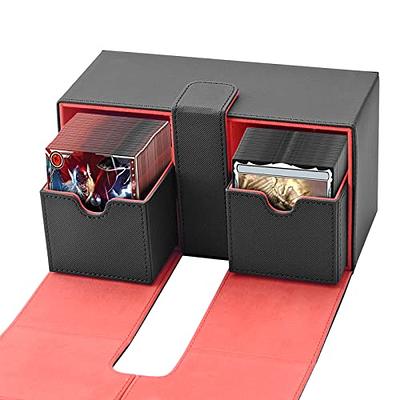 GameGenic Card Deck Box - Deck Convertible Red 200CT – Durable and Sturdy  TCG, OCG Card Storage – Compatible with Pokemon Yugioh Commander and MTG