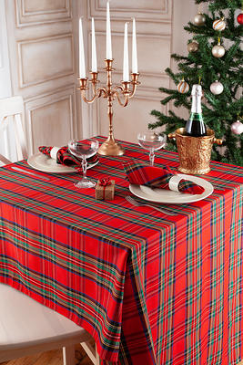 Shop the Royal Stewart Tartan Linen Collection at Weston Table