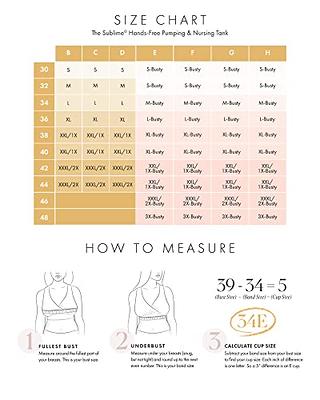Kindred Bravely Sublime Hands Free Busty Pumping Tank  Patented All-in-One  Pumping & Nursing Tank Top for F,G,H,I Cups (Beige, XX-Large-Busty) - Yahoo  Shopping