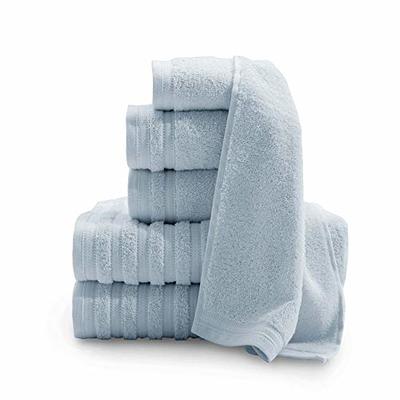 Turkish Hand Towels | Antiochia Home Linens White/Baby Blue