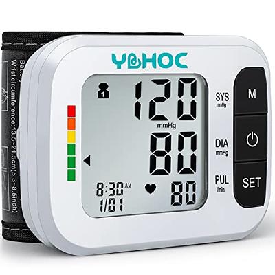 ELERA Blood Pressure Monitor with Two Cuffs - Extra Large Cuff 13-21 and  Standard 9-14, Accurate Automatic BP Machine with Large Screen, USB Cable