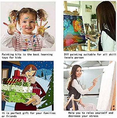 Oil Painting By Numbers Kit Paint on Canvas For Adult Kid Beginner  Frameless