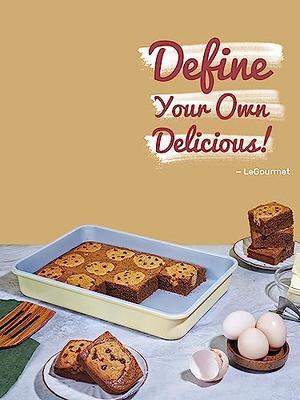 KOOV Ceramic Bakeware, 8x8 Baking Dish, Square Baking Pan, Ceramic Baking  Dish, Brownie Pans for Cake Dinner, Kitchen, Reactive Glaze (Nebula Blue)