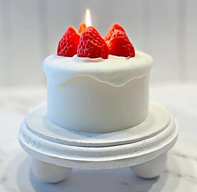 Dezicakes Cake Candle-12 oz Decorative Candle or Birthday Gift Candle -  Smokeless- Made of Soy Wax with Natural Scent- 25-30 hr. Burn Time- Cute  Strawberry Cake Candle 4 x 3 12 oz. - Yahoo Shopping