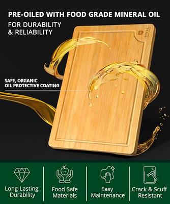 Royal Craft Wood X-LARGE Organic Bamboo Cutting Board