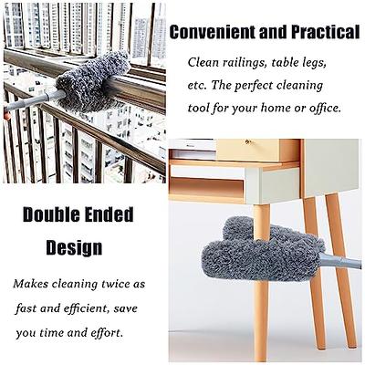 Hand Washable Microfiber Duster - Extendable Pole And Detachable Brush For  Office, Car, Window, Furniture, And Ceiling Fan Cleaning - Temu