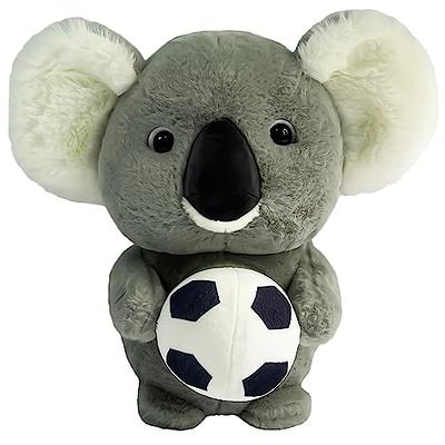 UBABER Chubbier Koala Bear Stuffed Animals, World Cup Embrace Football Koala Pillow for Girls and Boys, Clever Koala Plush Toy,Soft Koala Room Decor