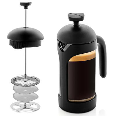 Primula Double Wall Stainless Steel Coffee Press - Matte Black, 64