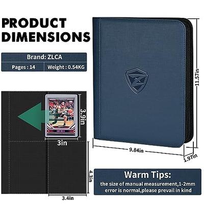 Toploader Binder, 4-Pocket Top Loader Card Storage Case, Ringless  Double-Sided Pockets for in 3 x 4'' Trading Card Protector Hold 112  Toploaders, Compatible with PTCG MTG Sports Cards - Yahoo Shopping