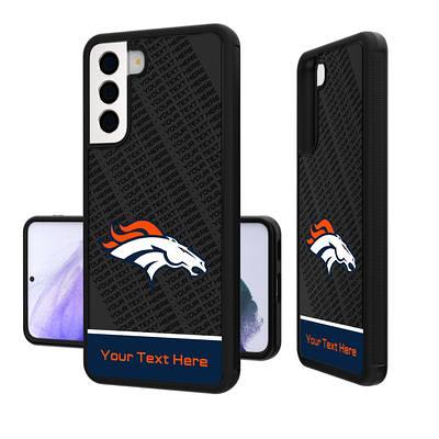 Denver Broncos iPhone Clear Case with Confetti Design